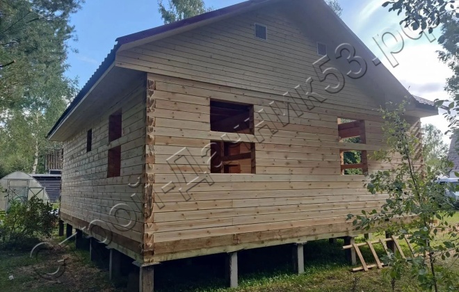 3 Брусовой дом ОД-39, 9x7.5 м, 65.3 М², Московская область, Талдомский район, СНТ «Мечта» (5)